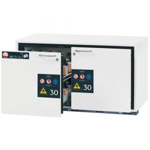 Armoire Ub30.060.110.2s Blanc- 2caillebotis 2second Niveau