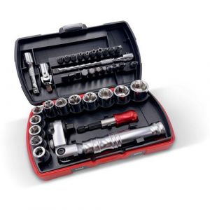 Coffret Douilles 39 Outils 1/4'' Avec Cliquet Telescopique