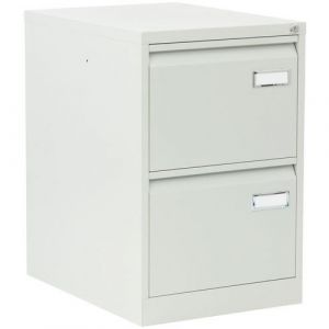 Classeur Pour Dossiers Suspendus 2 Tiroirs Gris - Manutan