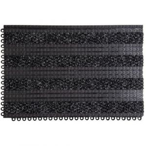 Tapis D'accueil En Dalles EmboÃ®tables - Premier Noir