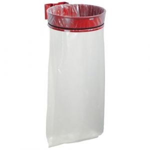Support Sac Poubelle Mural Ecollecto Essentiel Rouge