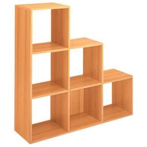 Meuble De Rangement Maxicube 6 Cases Escaliers- Aulne