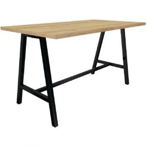 Table Haute 200x100 ChÃªne Nebraska Noir Cohesion