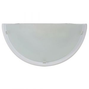 Applique Demi-lune En Verre Verre D&Atilde;&copy;poli Bianca Blanc