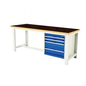 Bott 1 &Atilde;tabli Fixe Cubio &Atilde; 4 Tiroirs - Largeur 200 Cm - Arph&Atilde;&copy;nol