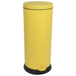 Poubelle Agroalimentaire De Cuisine Retro 30l - Jaune