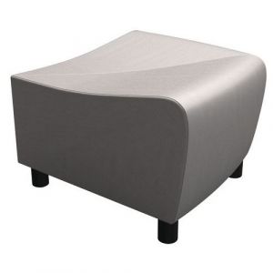 Pouf D'angle Izari Enduit Gris