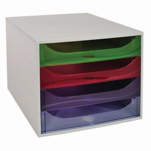 Ecobox 4 Tiroirs-couleurs Assorties