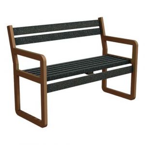 Banc Chardonnay 120 Cm Ass Courte Urbecosi Ipra/alu Rouille
