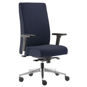 SiÃ¨ge De Bureau Bost Tissu - Bleu Nuit - Sokoa