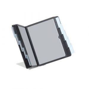 Durable 1 Pupitre De Table Vario - 10 Pochettes Noires A5