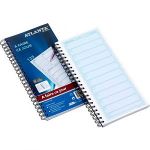 Carnet &Atilde; Faire Ce Jour - 297x140mm - 125pages