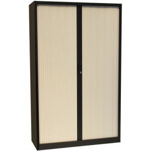 Armoire &Atilde; Rideaux Manutan 195x120x45 Cm Anthra/gris