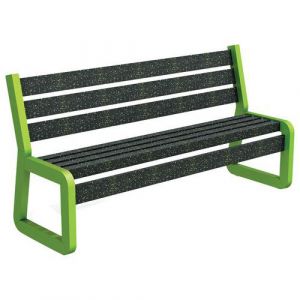 Banc Chardonnay Mat. 120 Cm Urbecol - Ipra/alu Vert 658b