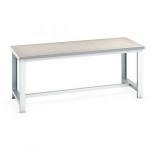 Bott 1 &Atilde;tabli Fixe Cubio - Largeur 200 Cm - Linol&Atilde;&copy;um