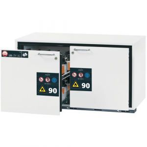 Armoire Ub90.060.110.2s Blanc-2caillebotis 2second Niveau