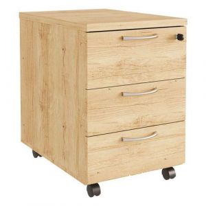 Caisson Mobile Bois 3 Tiroirs Ch&Atilde;&ordf;ne Vieilli