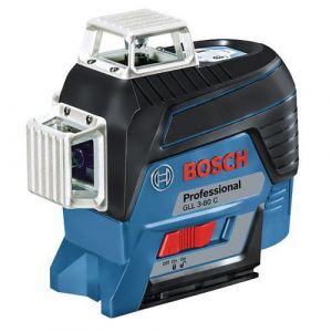 Bosch 1 Laser Lignes Gll 3-80 C, Support Bm1, Coffret L-boxx