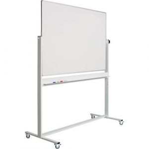 Tableau Pivotant Rc10 Cadre Ã?maillÃ© Blanc/blanc-100x200 Cm