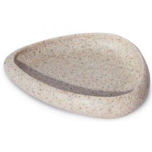 Porte Savon PolyrÃ©sine - Beige - Arvix