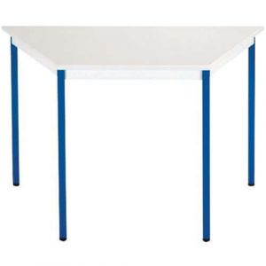 Table De Reunion 120x60x60x60 Plateau Gris/pi Eds Bleus