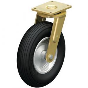 Roulette Pivotante Pneumatique Jante Tole Diam 400mm