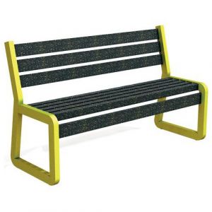 Banc Chardonnay Prim 120cm Urbecol Ipra/alu Jaune 1016 Bril