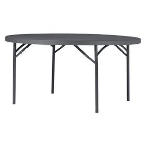Table Pliante Planet 150 - &Atilde; 150 Cm - Gris Bleut&Atilde;&copy;