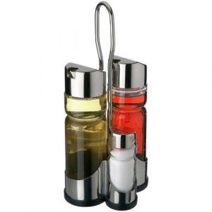 MÃ©nagÃ¨re Luxus Sel Et Poivre Avec Huile Et Vinaigre