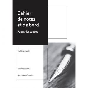 Cahier De Notes Et De Bord Du Professeur De 48 Pages