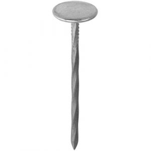 Clou Calotin Zinc TorsadÃ©e Ã TÃªte Large - 16x60 - 500 Clous