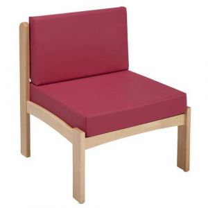 Chauffeuse Autize Structure Naturel Pvc Fuchsia