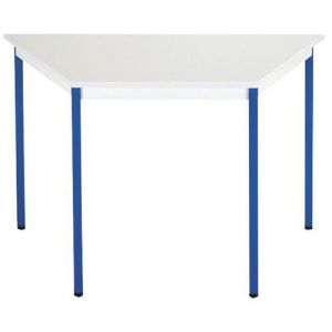 Table Universalis Trapeze 120x60x60 Plt Gris/5010 Bleu