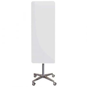 Tableau Mobile En Verre 60cm X 155cm - Blanc - Vanerum