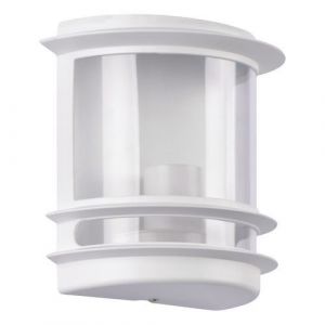 Applique Cagliari Demi-lune En Fonte Blanc