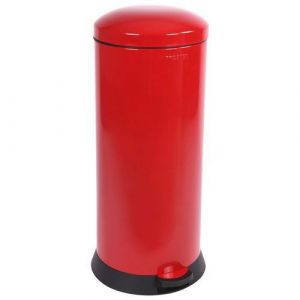 Poubelle Agroalimentaire De Cuisine Boheme 30l - Rouge