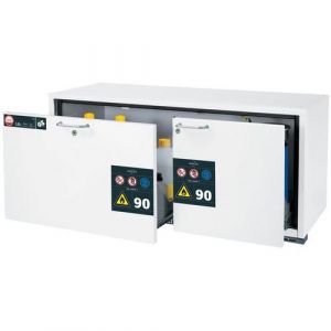 Armoire Paillasse Ub90.060.140.2s Blanc-1tiroir 1caillebotis