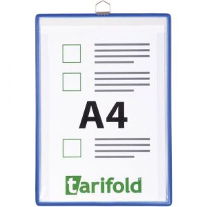 5 Porte-copies A Accrocher - Sans Stylo - A4 - Bleu