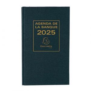 Agenda Banquier Large 1 Volume 2 Pages Par Jour - Noir