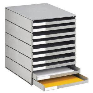 Module Styroval Pro &Atilde;co 10 Tiroirs Ouverts Gris