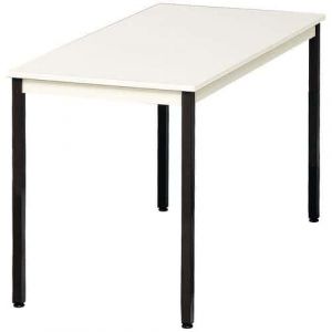Table De RÃ©union 120x60 Plateau Beige - Pieds Bruns