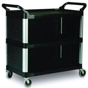 Chariot X-tra FermÃ© Sur 3 CÃ´tÃ©s Rubbermaid
