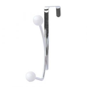 PatÃ¨re De Porte MÃ©tal - 2 TÃªtes Plastique - Arvix