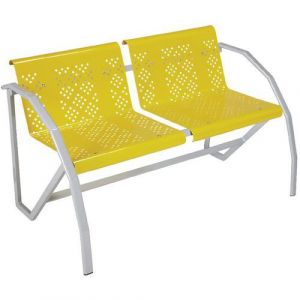 Canap&Atilde;&copy; M&Atilde;&copy;tal Alu 2 Places Od&Atilde;&copy;on Coque 1023 Jaune