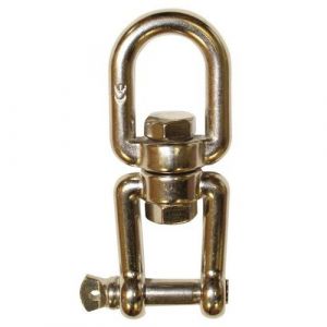 Emerillon Inox Anse+chape Diam 6 Mm Force 150 Kg