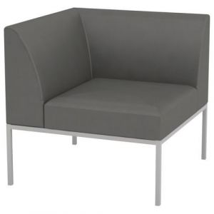 Chauffeuse D'angle Atrium Enduit Pvc Anthracite