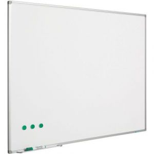 Tableau Blanc Softline Cadre Alu Ã?maillÃ© Blanc-120x150 Cm