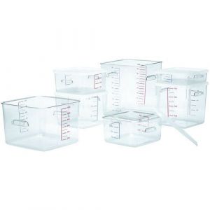 BoÃ®te CarrÃ©e De Stockage 19 L Transparent