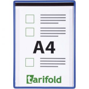 5 Porte-copies Magn&Atilde;&copy;tique - Sans Stylo - A4 - Bleu