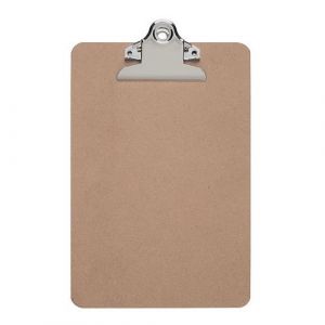 Porte-bloc A5 Portrait En Isorel Avec Pince - Maul Schneider